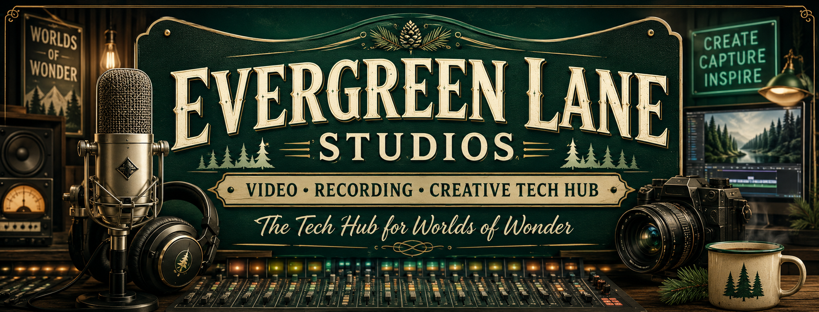 Evergreen Lane Studios: Video, Recording, Creative Tech Hub